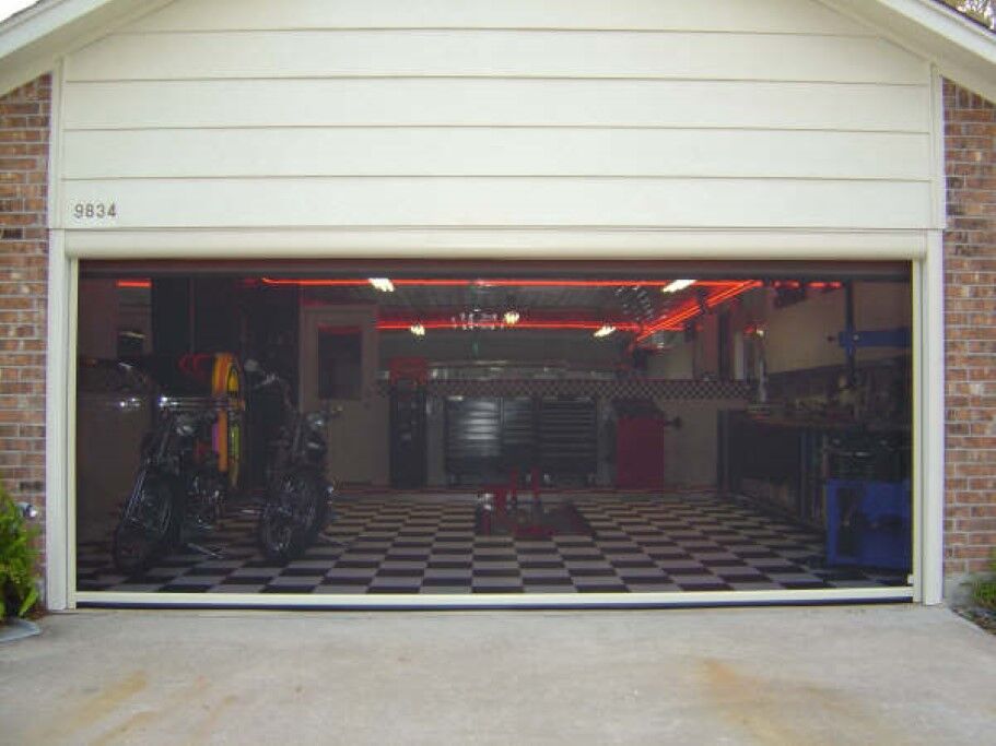motorized garage door screens winter park fl